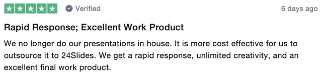 24slides.com have positive reviews on Trustpilot.